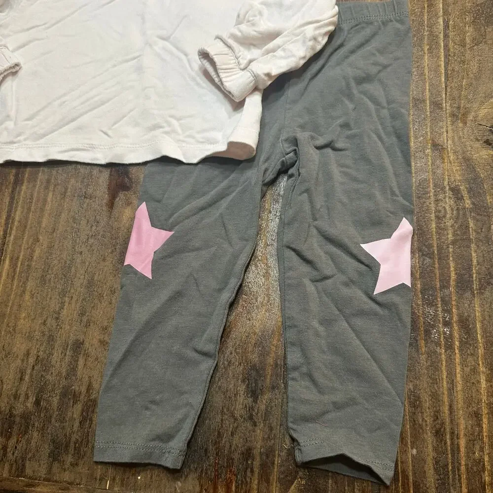 Splendid Baby Girl Outfit sz 6-12 months Star Leggings